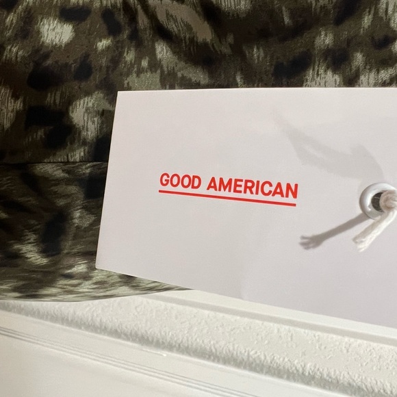 Good American Midi Jungle Print Slip Dress - Picture 4 of 7